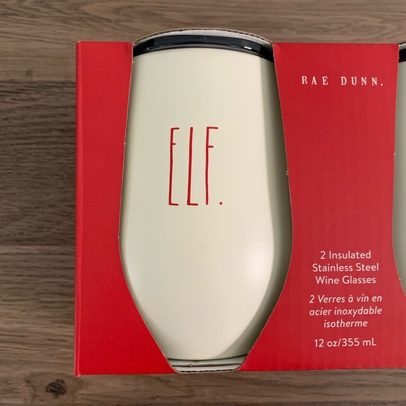 NIB Rae Dunn Christmas Insulated Wine Tumbler Set - Picture 2 of 4